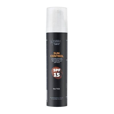 Инновационный солнцезащитный крем для лица и тела Sun Control SPF15